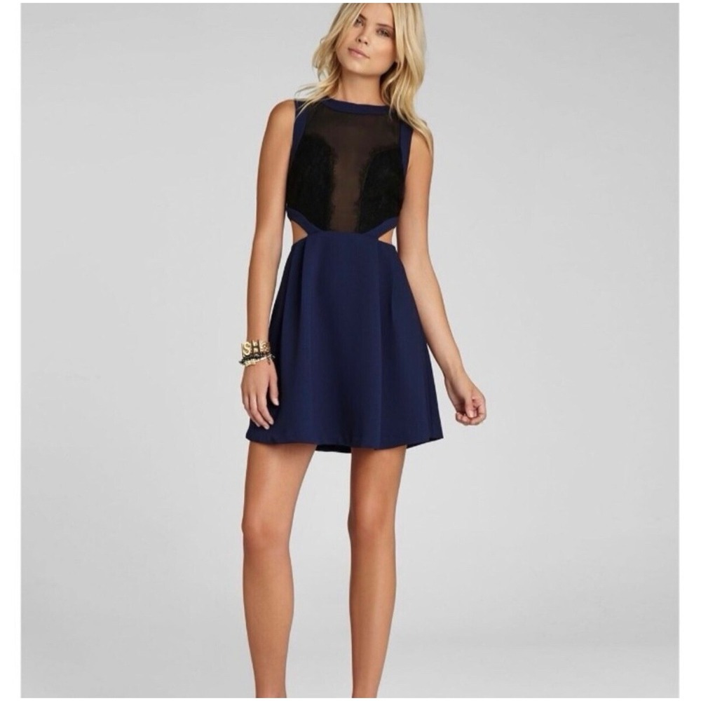 BCBGeneration Galaxy Fit & Flare Dress Size 8